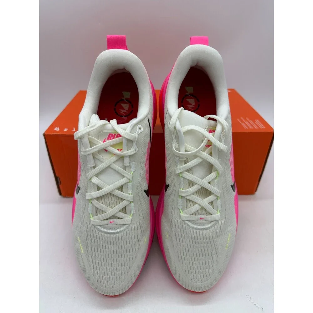 Nike Vomero 18 Men's Size 13 White Pink Running Athletic Shoes IB7315 100